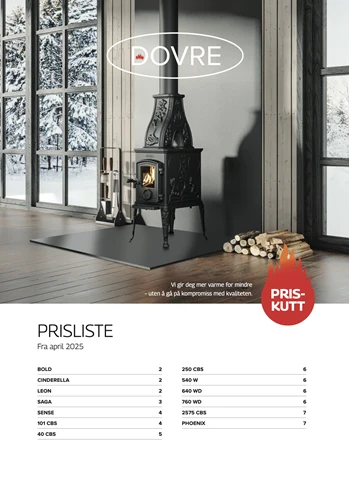Dovre prisliste pr April 2025