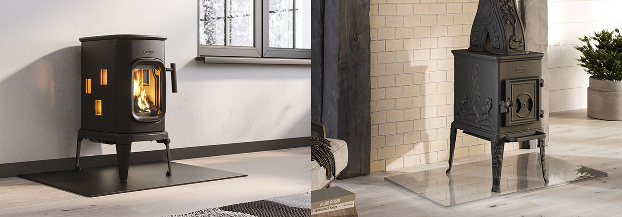 To av våre minste vedovner: DOVRE SAGA 107 og DOVRE 100/120 CBS